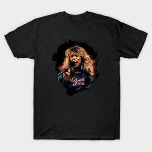 Tina Turner // 80s Style Retro Fan Art Design T-Shirt